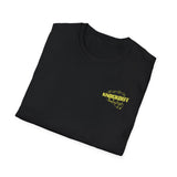 Knockout Yellow Never Give Up Unisex Softstyle T-Shirt