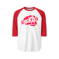 2025 Knockout Unisex Three-Quarter Raglan Sleeve