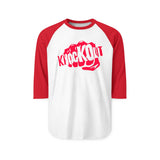 2025 Knockout Unisex Three-Quarter Raglan Sleeve