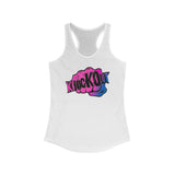Pink, Blue Knockout 2025 Women's Ideal Racerback Tank