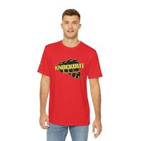 Never Give Up Polyester Tee Knockout
