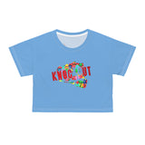 Knockout Be Your Own Kind Of Beautiful Autism Crop Tee (AOP)