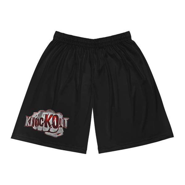 Red KO Basketball Shorts (AOP)