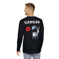 Cancer Kiss My Men's Long Sleeve Shirt