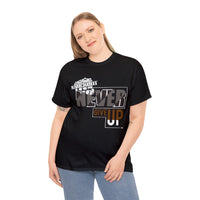 Knockout Never Give Up Unisex Cotton Tee