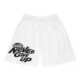 Never Give Up Basketball Shorts