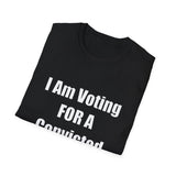 Am Voting Unisex Softstyle T-Shirt