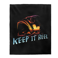 Keep it Reel Velveteen Plush Blanket