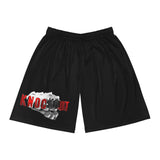 Red KO Basketball Shorts (AOP)